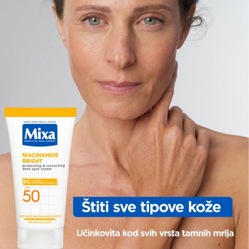 Mixa Niacinamid Višenamenska krema protiv tamnih mrlja 50ml slika 3