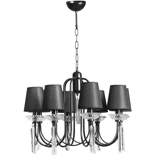 Kontes 8751-4 Black Chandelier slika 1