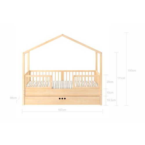 Bellamy Dream Nest krevet kućica 160x80 cm, pine slika 5