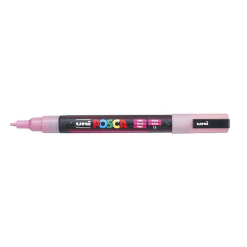 UNI POSCA marker Pc-3ml glitter rozi slika 1