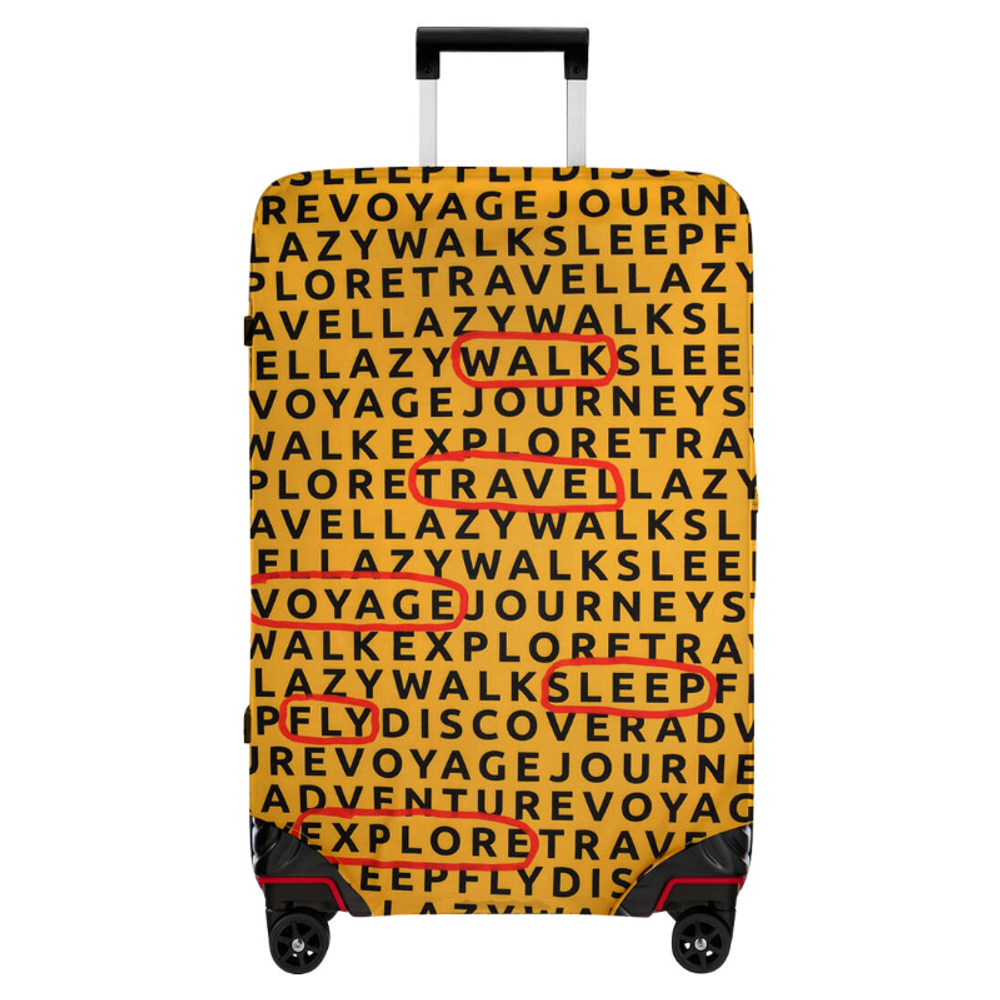 DOGO Navlaka za kofer Crosswords 47x68cm slika 1