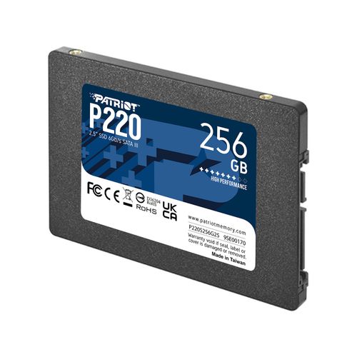 Patriot P220 256GB SSD SATA 3 2.5" slika 3