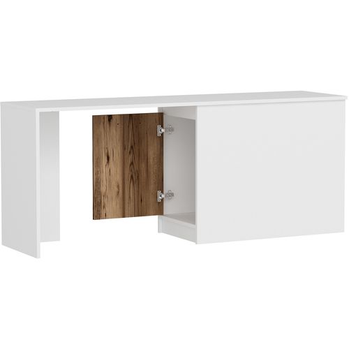 Newra - Light Walnut, White Light Walnut
White Study Desk slika 4