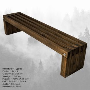 Delem Walnut Bench