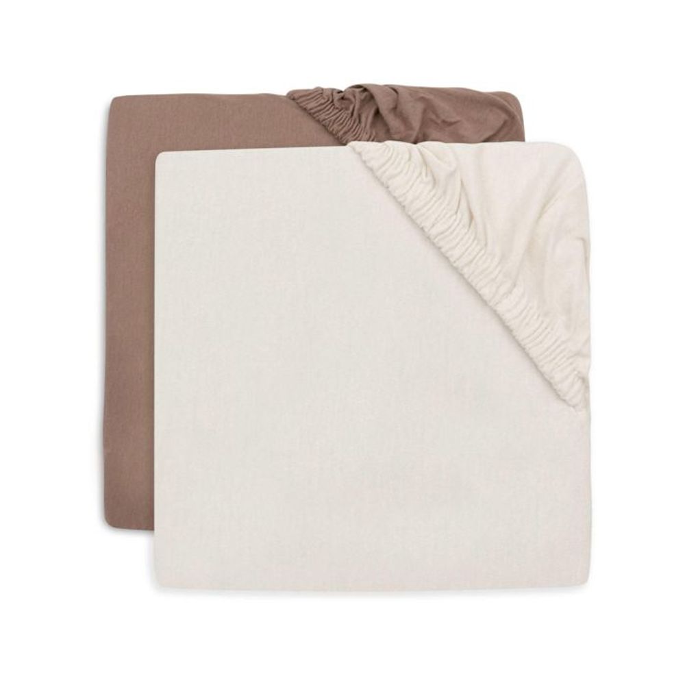 Jollein Navlaka za madrac Milky/Coffee 120×60cm, 2kom slika 1