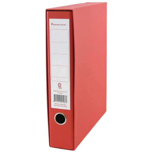 Registrator s kutijom A4, 6 cm, Nano, crveni slika 1