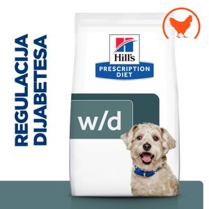Hill's Prescription Diet w/d Diabetes Care Hrana za Pse s Piletinom, 1,5 kg