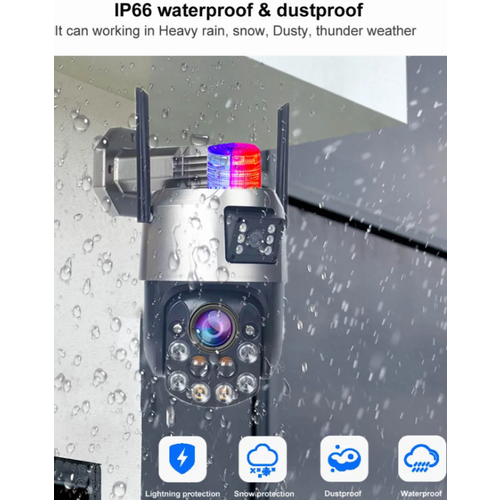 CAM-IP6MP-EP5-12X ZOOM GMB kamera  6 mpix microSD iCSee xmeye pro app Two-way voice PTZ ip66,2x3.6mm slika 8