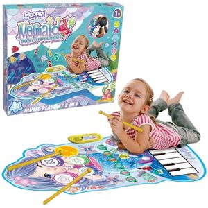 Woopie mermaid music mat 2u1 interaktivni bubnjevi