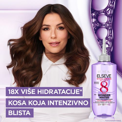 L'Oréal Paris Elseve Hyaluron Plump 8S Wonder Water tečni balzam za kosu 200ml slika 2