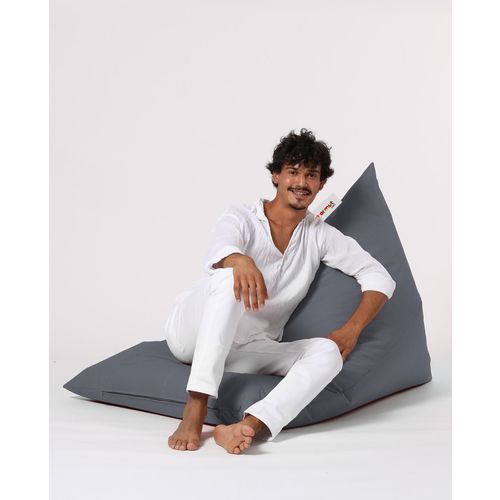 Atelier Del Sofa Piramit - Tamno Siva BaÅ¡tenska Fotelja od Pasulja slika 11