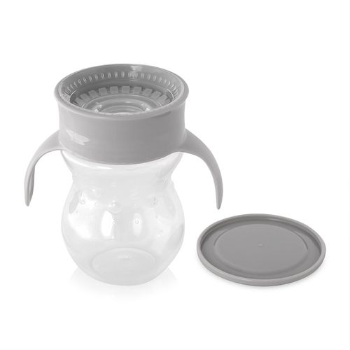 Lorelli Šolja Non - Spill 360 Round - Grey slika 1