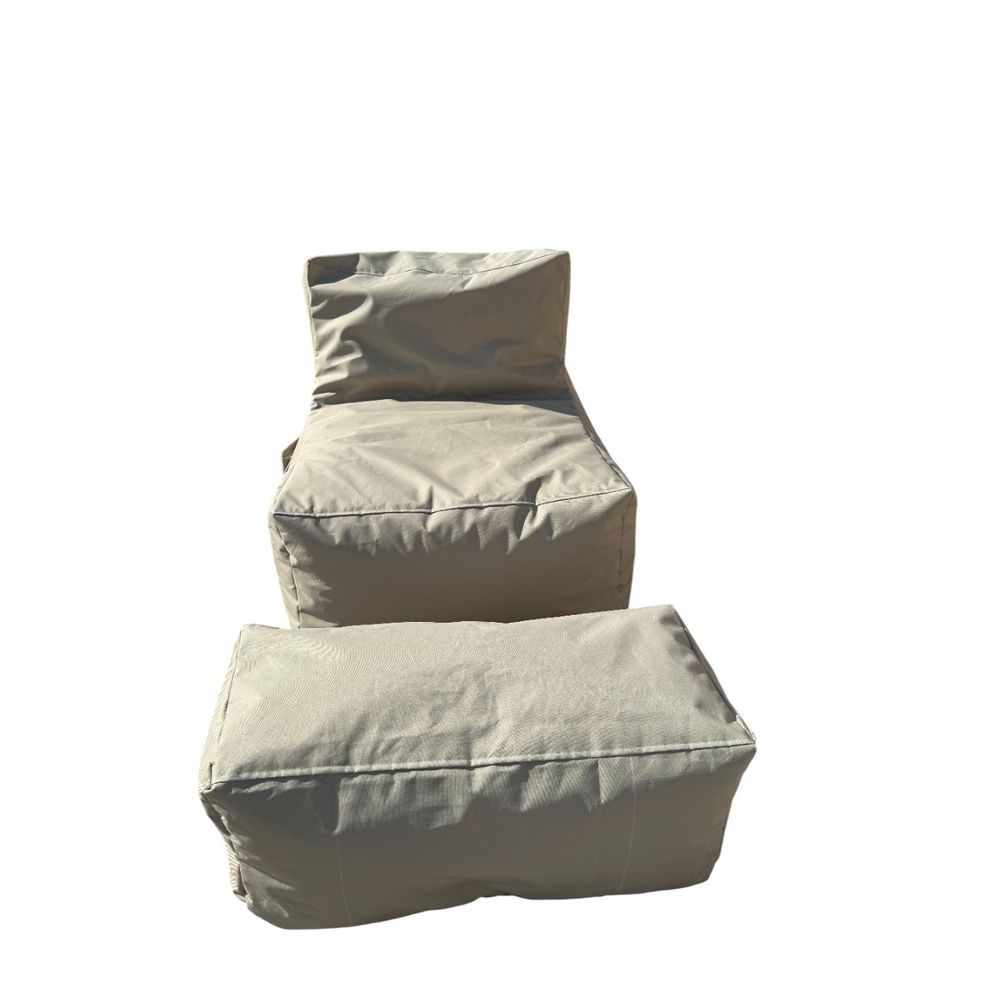 XXL Sedir - Bež Set Bean Bag-a (2 Komada) slika 3