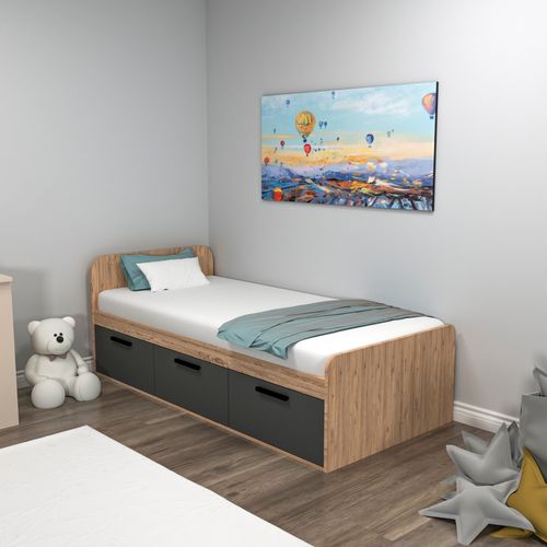 Akser Group - Atlantic Pine, Anthracite Atlantic Pine
Anthracite Young Room Set slika 6