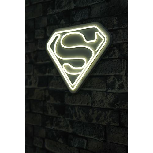 Wallity Ukrasna plastična LED rasvjeta, Superman - White slika 9