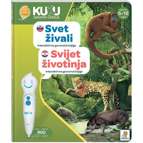 Interaktivna knjiga Kuku - Svijet životinja (bez olovke)  slika 1