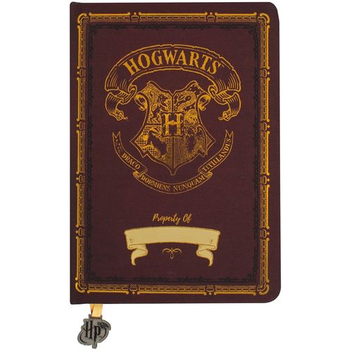 BLUE SKY HARRY POTTER A5 CHUNKY FOIL NOTEBOOK BURGUNDY - HOGWARTS CRE slika 1