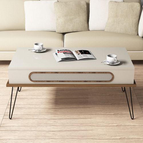 Ekol - Cream Cream Coffee Table slika 2