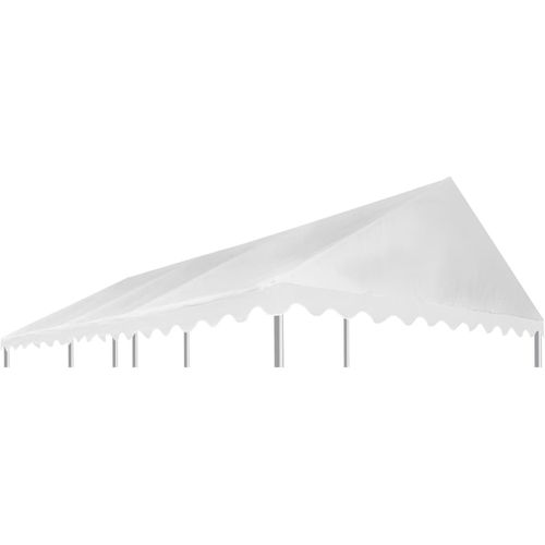 Pokrov za sjenicu PVC 500 g/m² 3 x 6 m bijeli slika 1