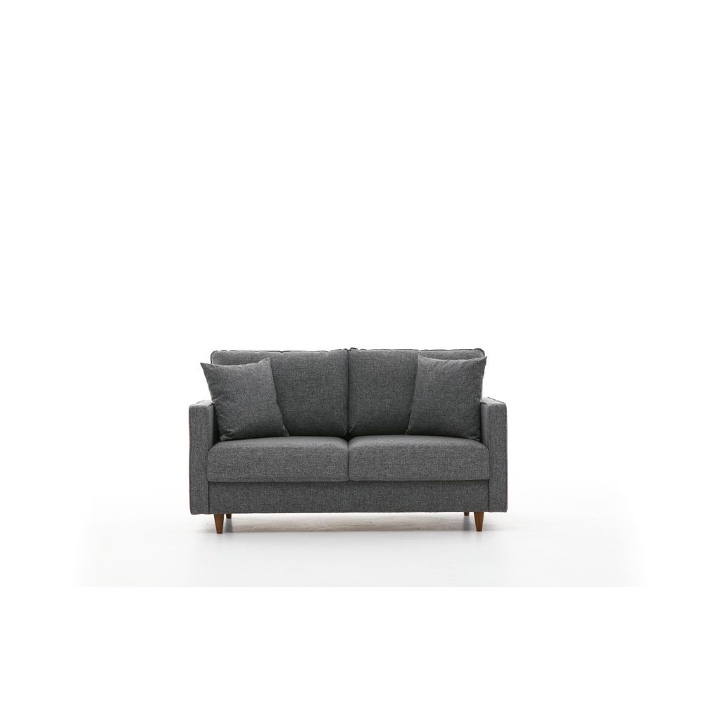 Eva - Siva Dvosjed Sofa slika 5