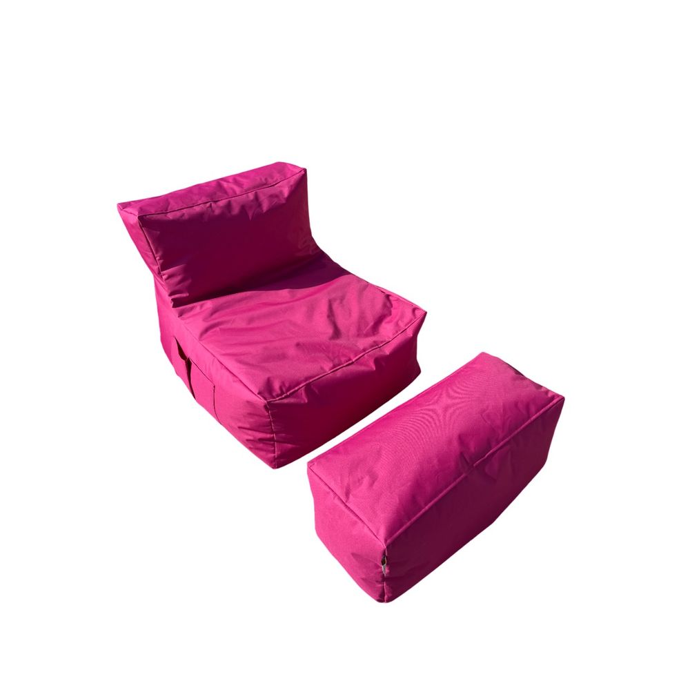 XXL Sedir - Pink Pink Bean Bag Set (2 komada) slika 3