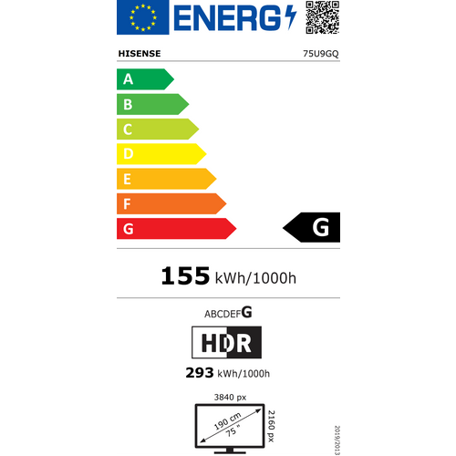 Hisense televizor 75" 75U9GQ slika 7