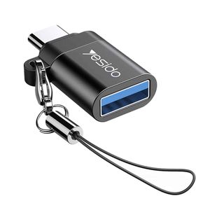 Yesido - OTG adapter (GS06) - Type-C na USB 3.0 Plug & Play 5Gbps - crni