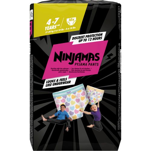 Ninjamas noćne gaćice za djevojčice i dječake  slika 2