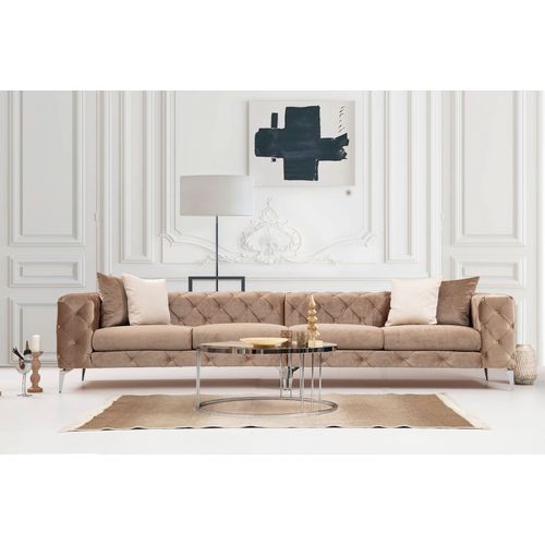 Como - Dark Cream Dark Cream 4-Seat Sofa slika 1