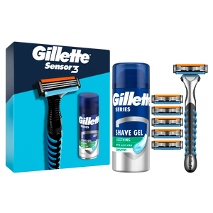 Gillette Sensor 3 + 6 dopuna + Series gel 75ml gifting paket