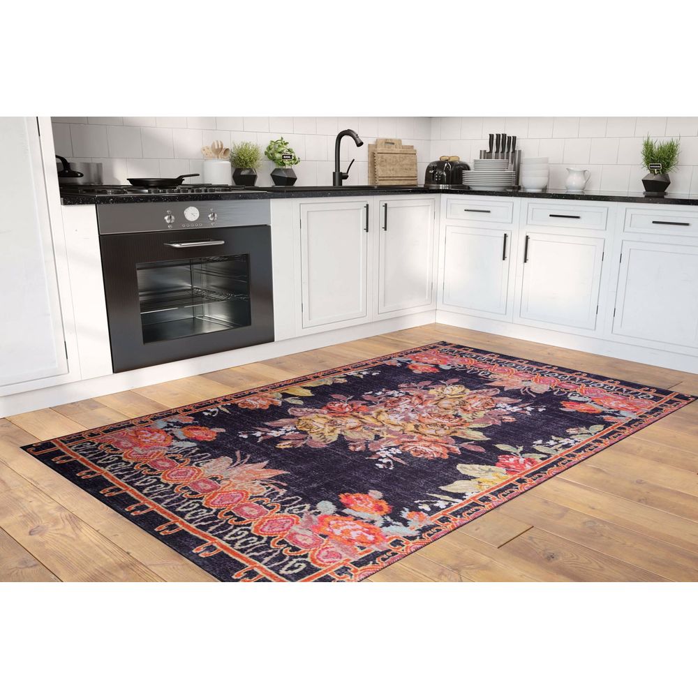 Višebojni Tepih Soul Chenille - Black AL 148 (150 x 230 cm) slika 1