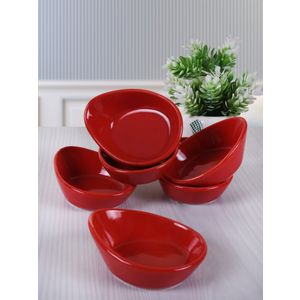 Hermia Concept Set posudica za umake, Mini Gondola Red Snack - Sauce 8 Cm 6 Pieces