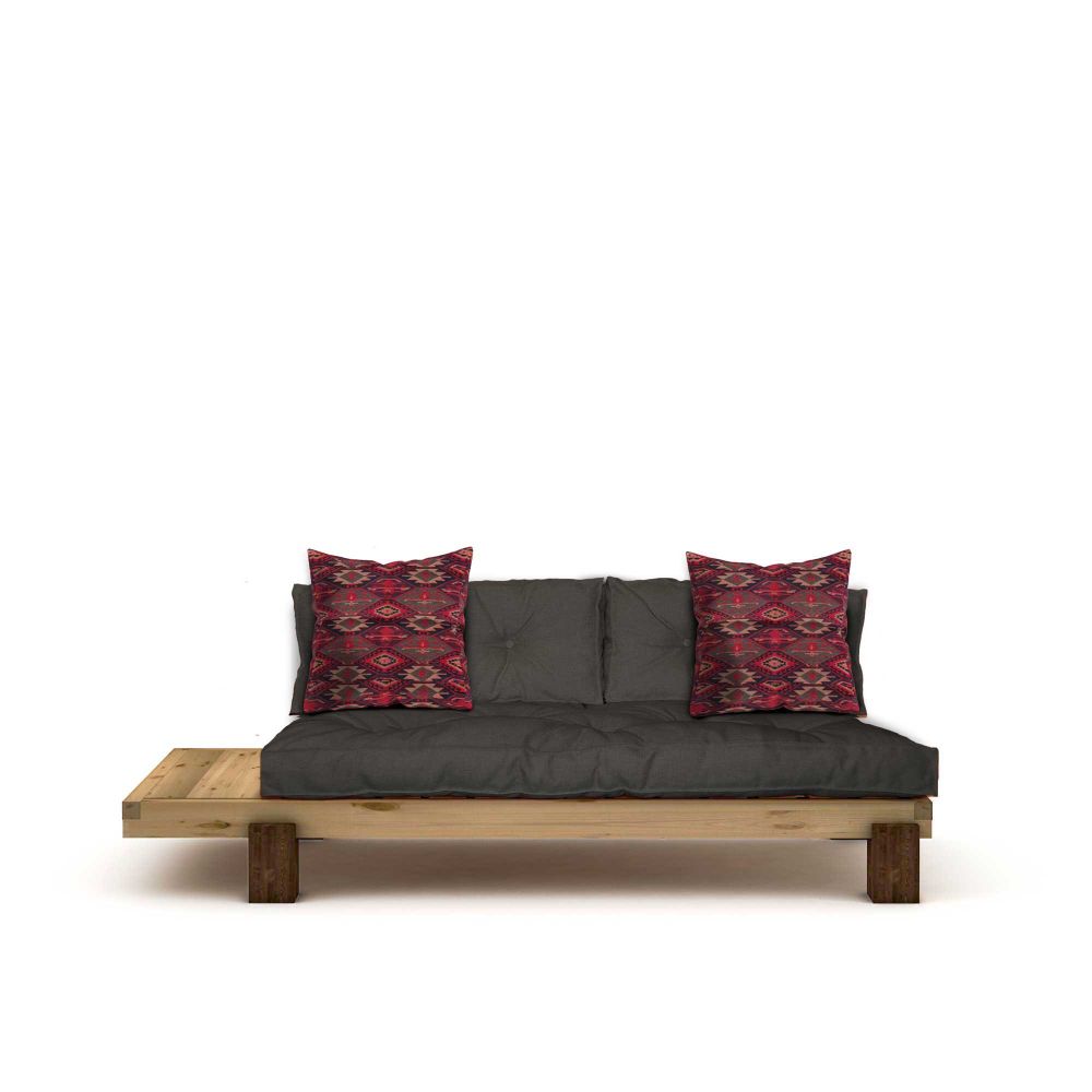 Lounger CPT8371-200, prirodne i antracit boje slika 4