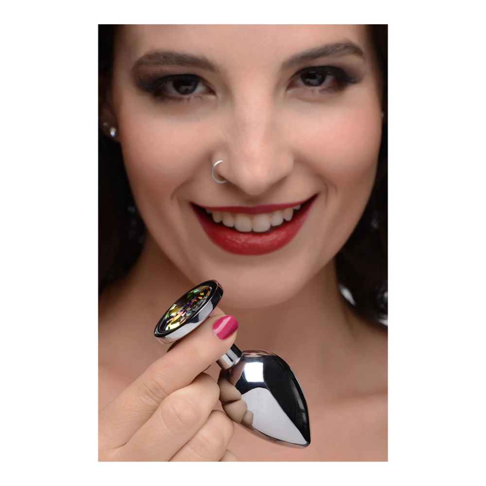 XR Brands Rainbow Prism - analni čep - Srednji slika 3