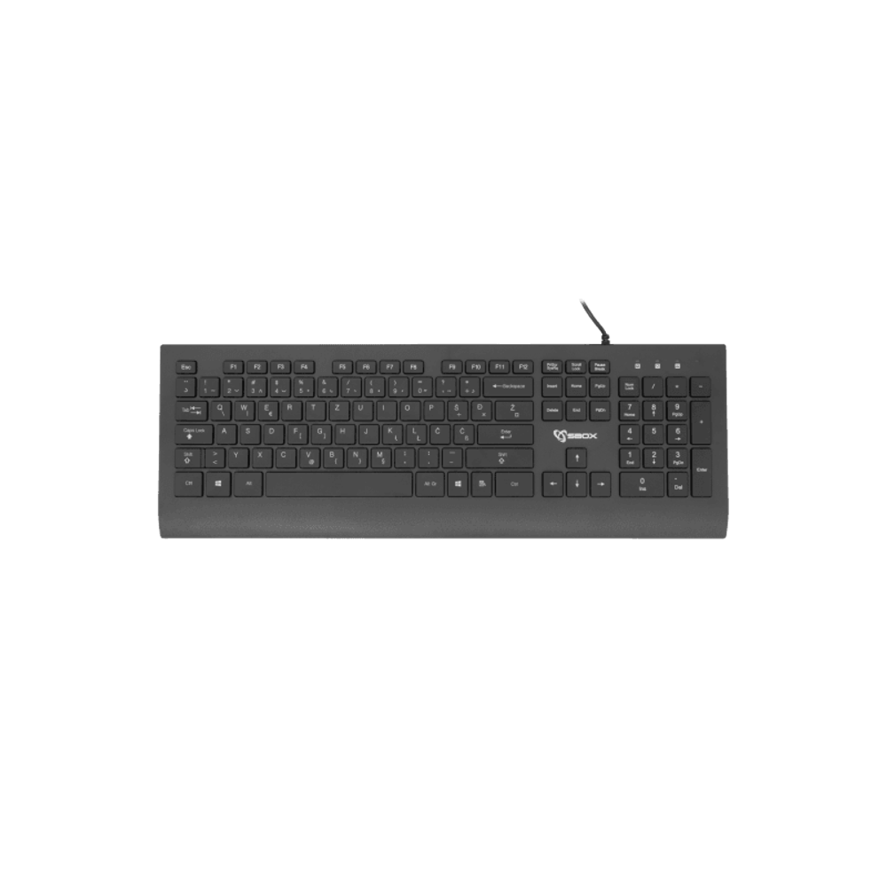 SBOX Tastatura USB K-33 / HR slika 1