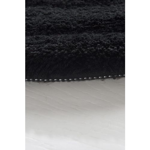 Colourful Cotton Tepih kupaonski, Round - Black slika 6