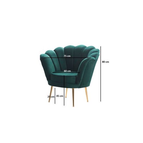 Pandia Home Fotelja INCI  Green slika 3