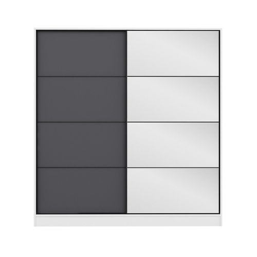 Kale - 3967 WhiteAnthracite Wardrobe slika 7