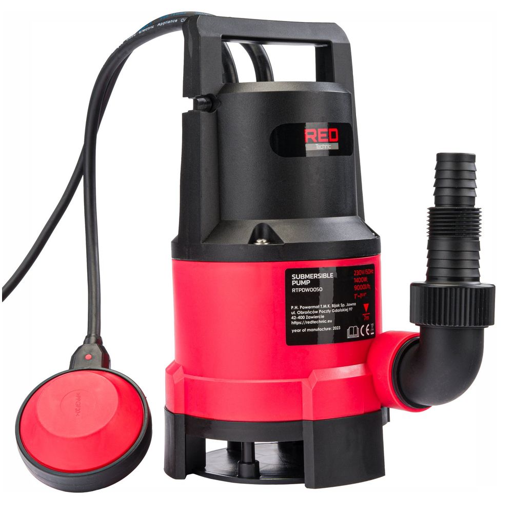 Potopna pumpa za čistu i prljavu vodu s plovkom 1400 W – RTPDW0050 slika 2