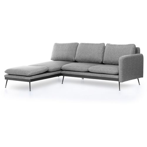 Atelier Del Sofa Kutna garnitura, Sivo, Reya Corner - Grey GR110\SP202 slika 2