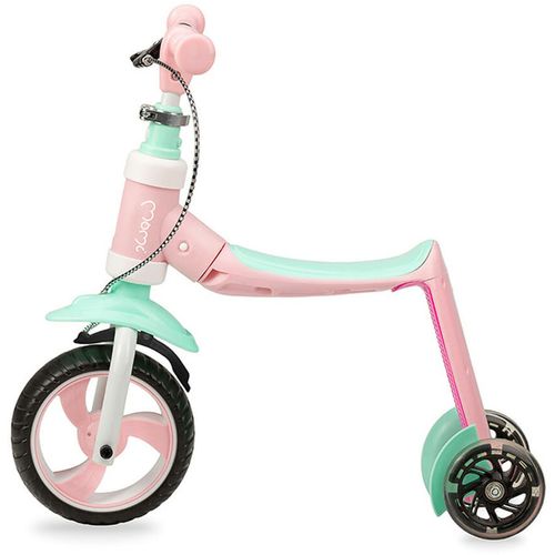 MoMi ELIOS balans bicikl &amp; romobil, pink slika 13