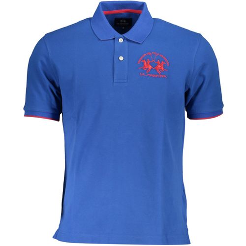 LA MARTINA POLO SHORT SLEEVE MAN BLUE slika 1