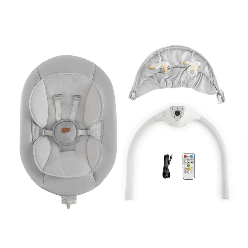Kinderkraft Električna ležaljka Tulsy, Grey slika 8