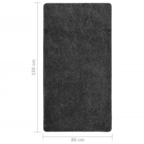Čupavi tepih tamnosivi 80 x 150 cm protuklizni slika 10