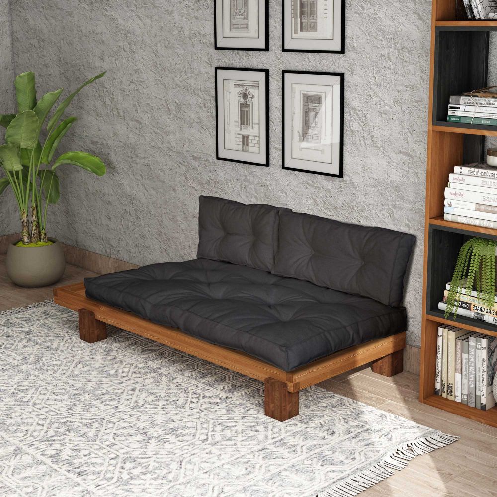 Lounger CPT8375-200, boje teak i antracit slika 3