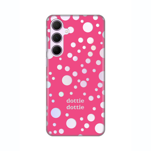 Torbica Silikonska Print Skin za Samsung A356B Galaxy A35 5G Dottie Dottie Pink