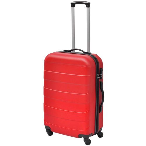 Trodijelni set čvrstih kovčega s kotačima crveni 45,5/55/66 cm slika 22
