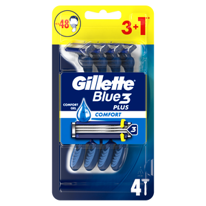 Gillette jednokratni brijači Blue 3 Plus 3+1 kom