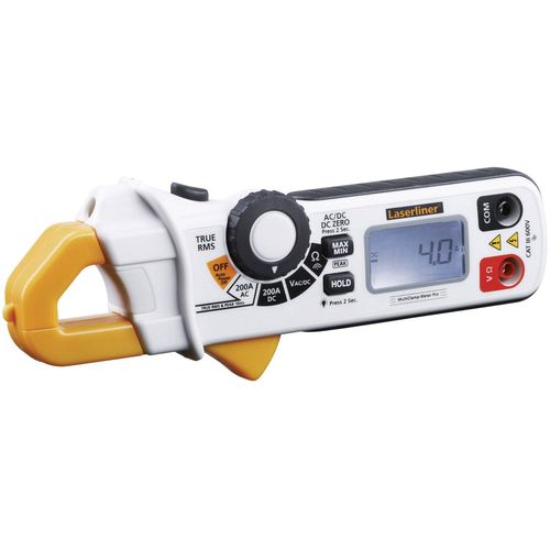 Laserliner MultiClamp-Meter Pro strujne stezaljke  digitalni  CAT III 600 V Zaslon (brojevi): 3.5 slika 3