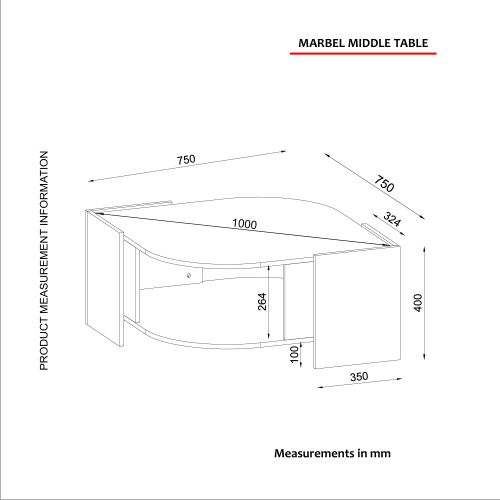 Woody Fashion Stolić MARBEL, Marbel slika 7